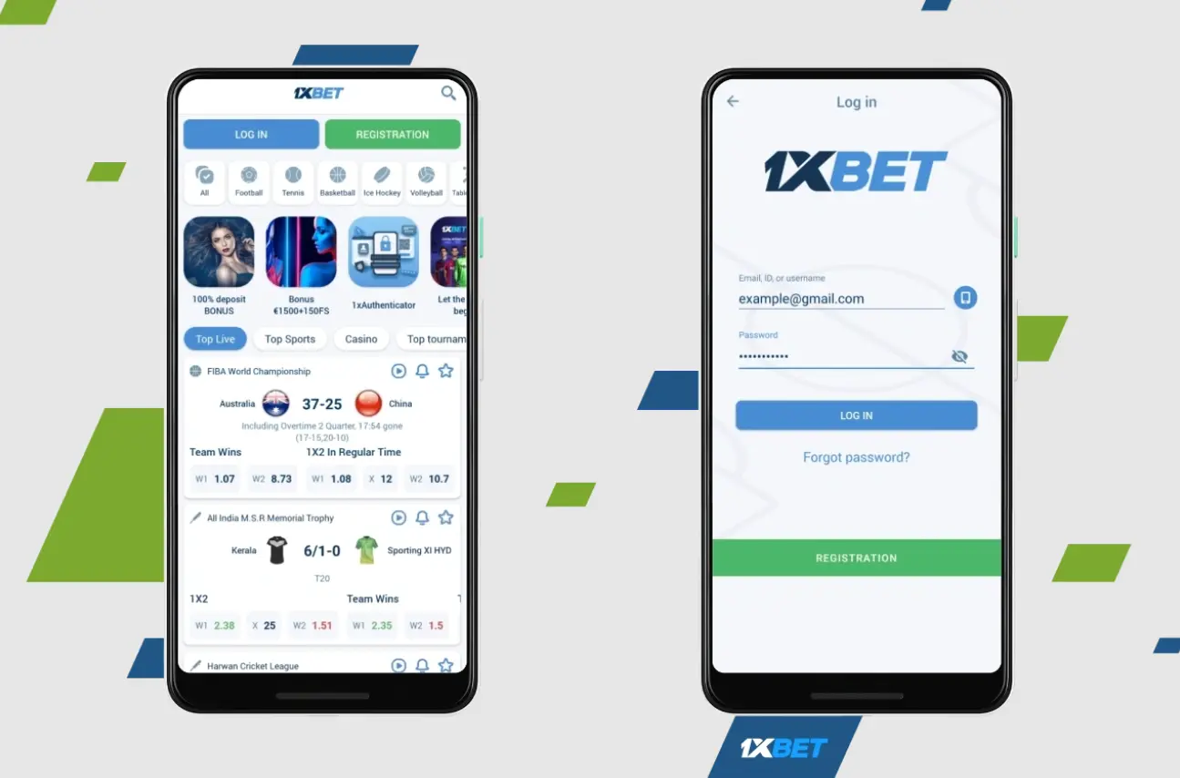 1xbet global app login